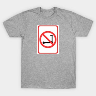 No Scooters T-Shirt